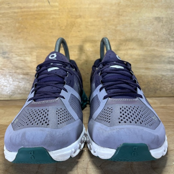 On CloudFlow REFLECTIVE Womens Size 6.5 Running Shoes Sneakers Violet Green - Picture 2 of 11